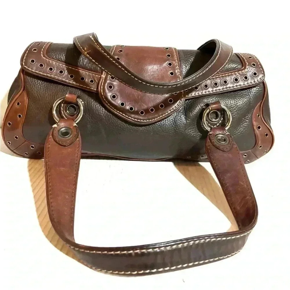 Michael Kors brown leather shoulder handbag - Picture 10 of 10